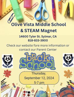 Back to School Night Flyer